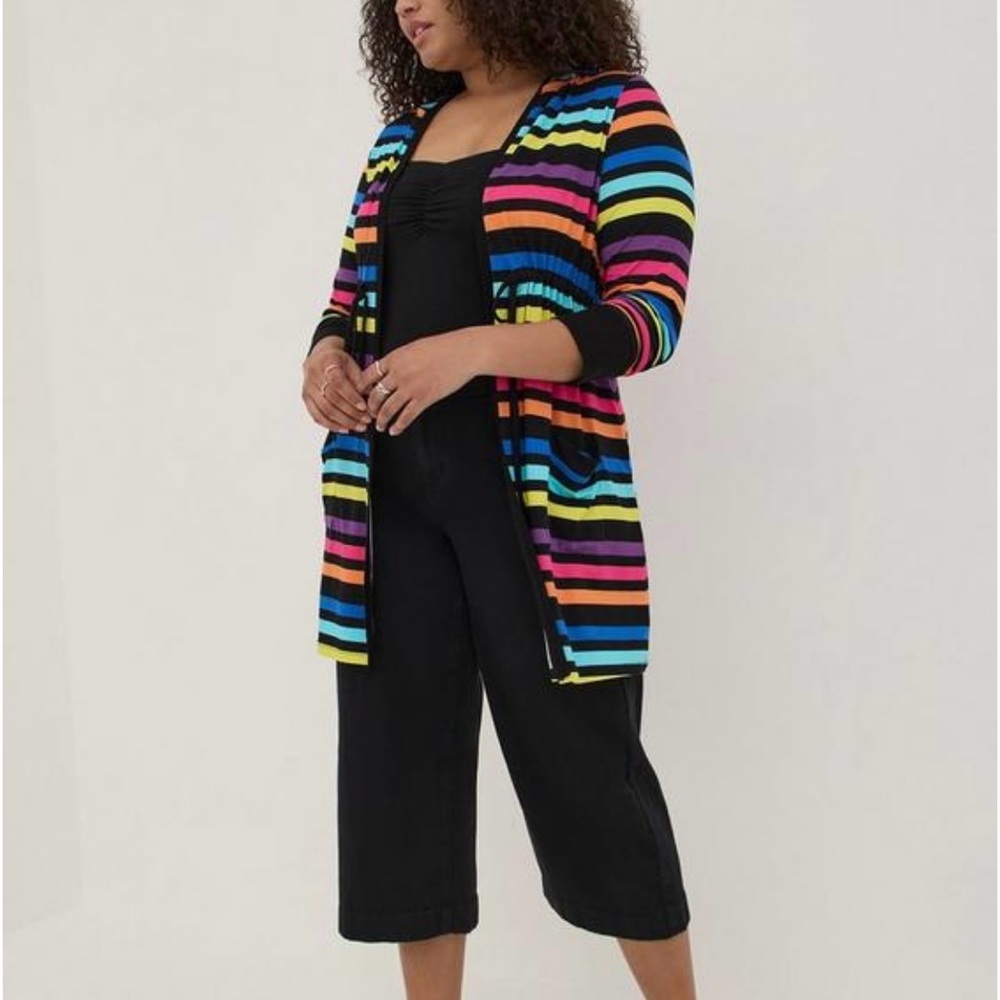 Torrid Super Soft Anorak Hooded Cinch Waist Sweater